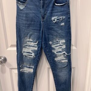 American Eagle Outfitters Next Level Stretch Jeans - Blue